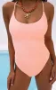 Positano One Piece ~ Peach Sherbet Scrunch sold by Show Me Your MuMu