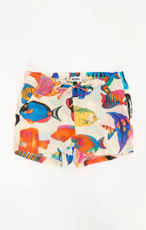 Lil Easy Shorts ~ Rainbow Reef sold by Show Me Your MuMu