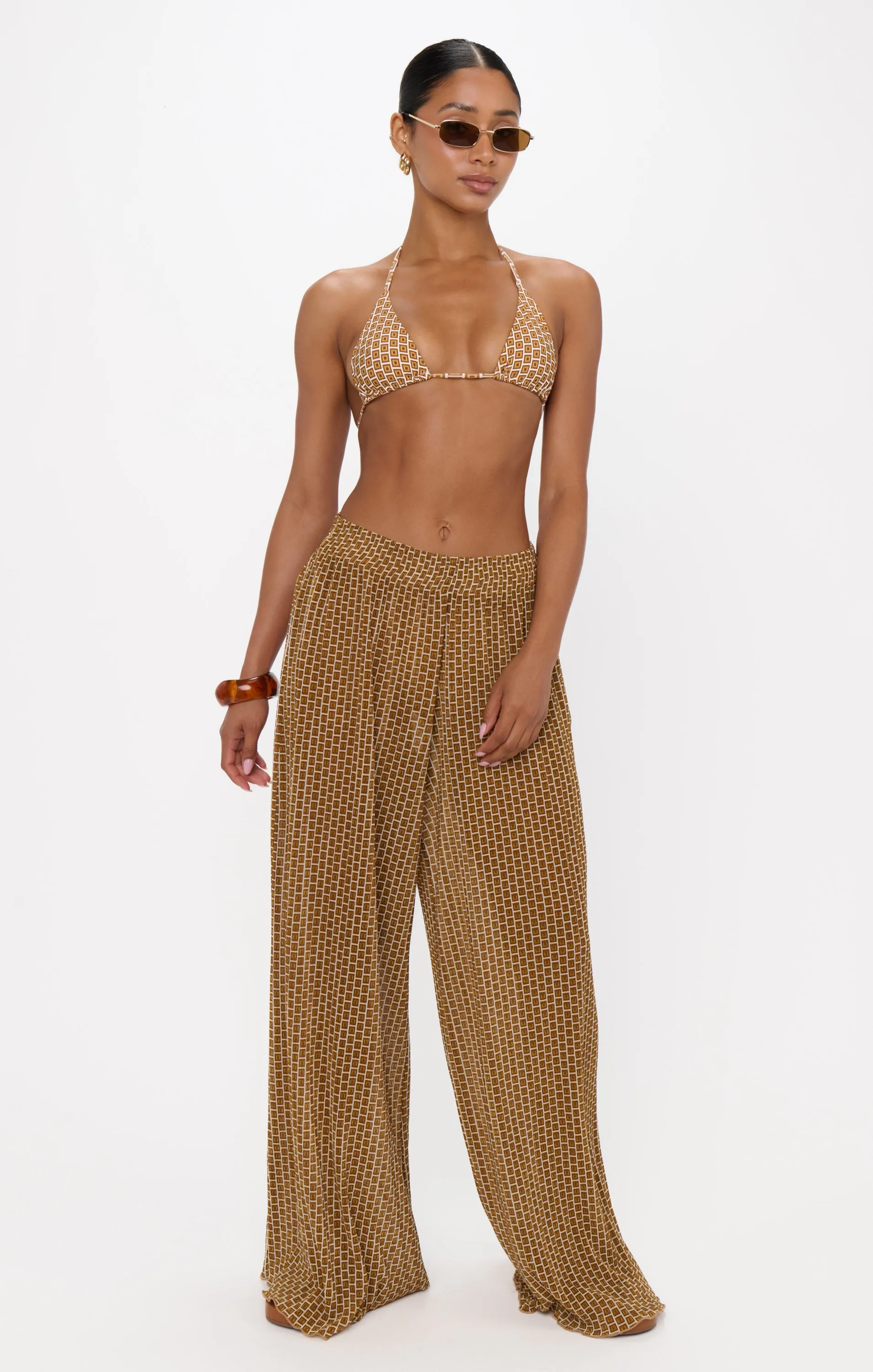 Jet Setter Pants ~ Beachy Bronze Geo sold by Show Me Your MuMu product image thumbnail 4