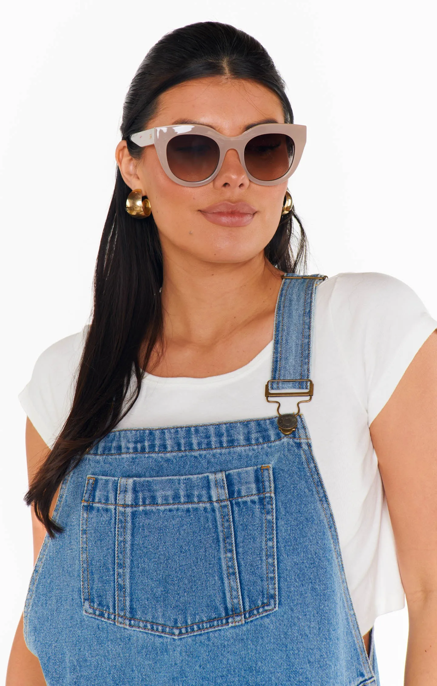 Le Specs Air Heart Sunglasses ~ Oatmeal sold by Show Me Your MuMu product image thumbnail 3