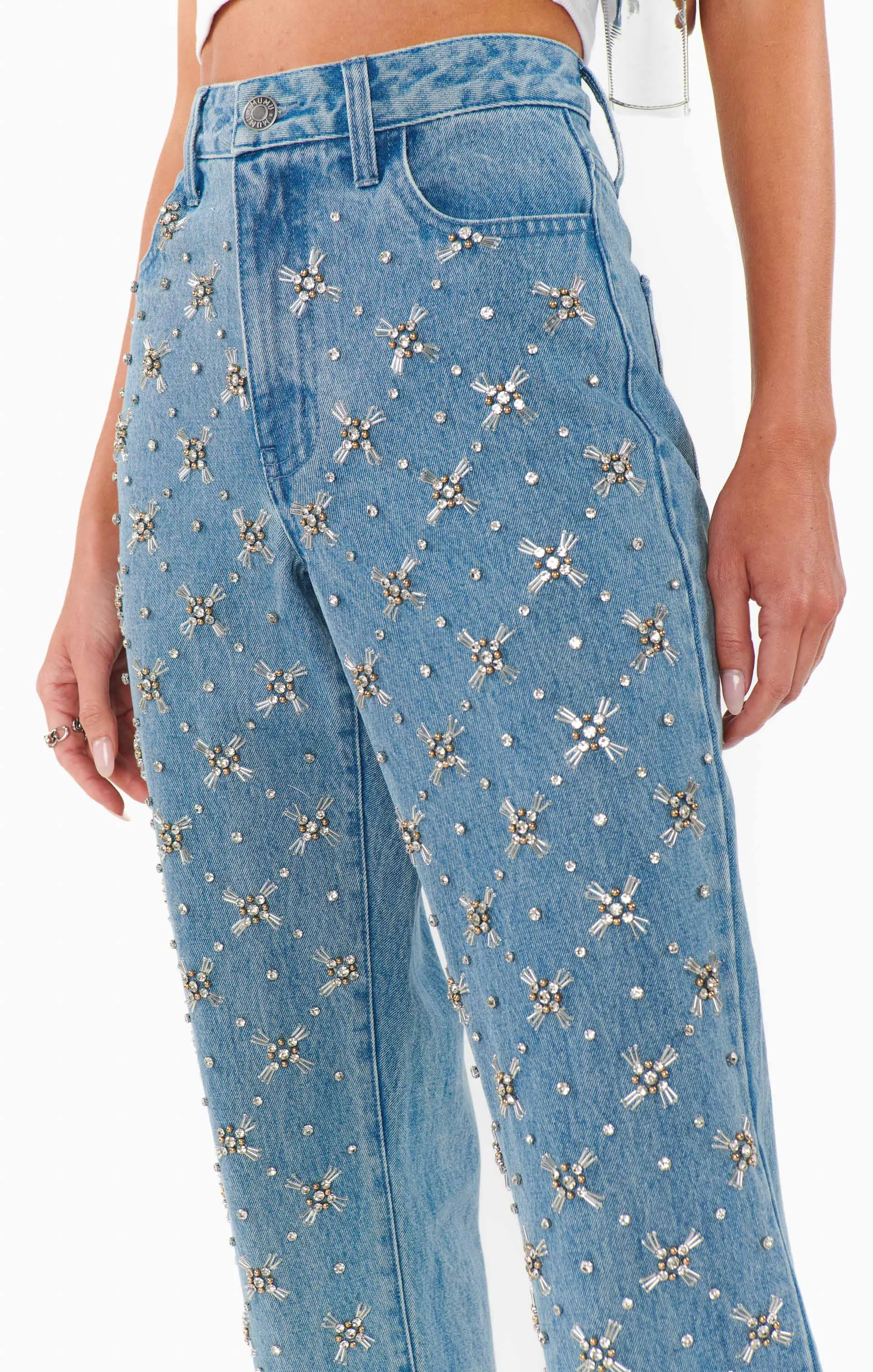 Icon Jeans ~ Jeweled Indigo sold by Show Me Your MuMu product image thumbnail 2