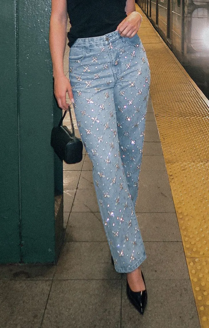 Icon Jeans ~ Jeweled Indigo sold by Show Me Your MuMu