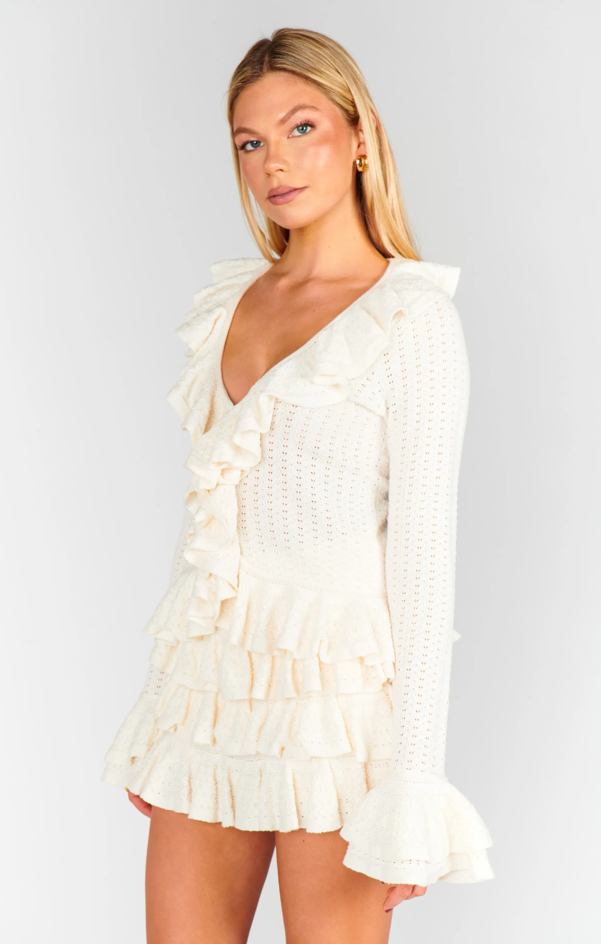 Marley Skort ~ Cream Pointelle Knit sold by Show Me Your MuMu product image thumbnail 3