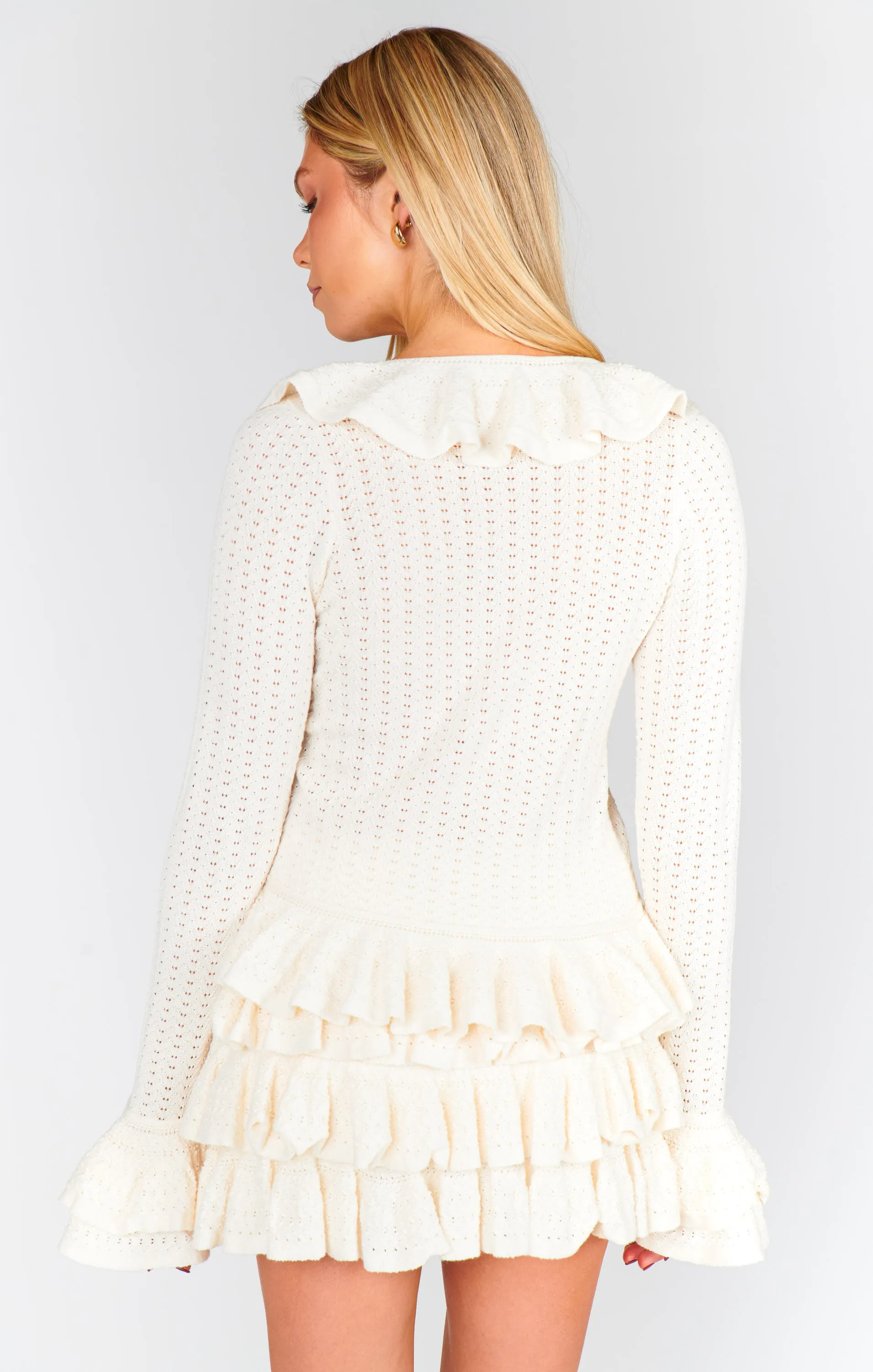 Marley Skort ~ Cream Pointelle Knit sold by Show Me Your MuMu product image thumbnail 5
