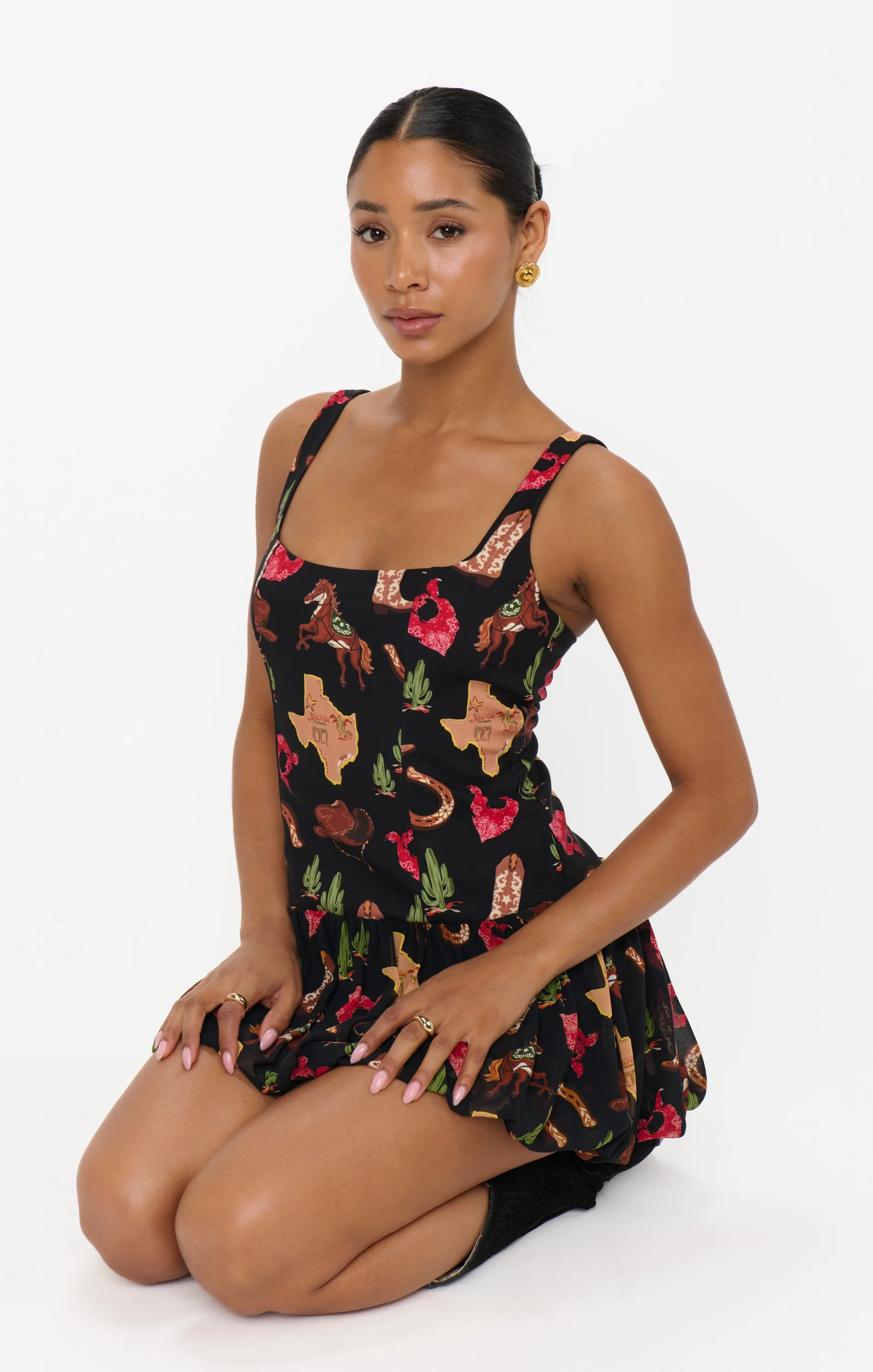 Marlo Mini Dress ~ Texas Hold Em sold by Show Me Your MuMu product image thumbnail 5