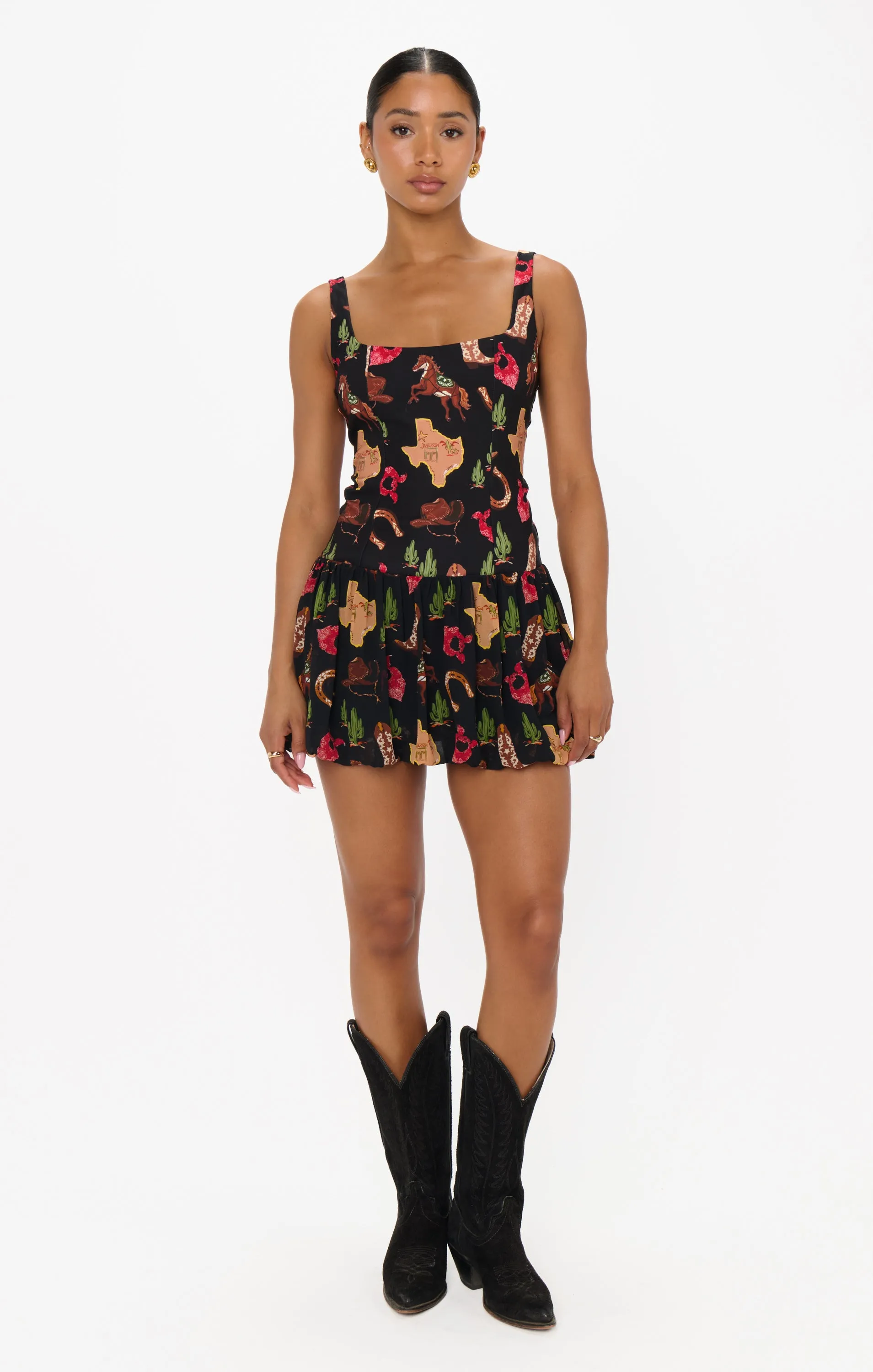 Marlo Mini Dress ~ Texas Hold Em sold by Show Me Your MuMu product image thumbnail 4