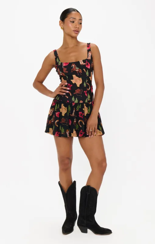Marlo Mini Dress ~ Texas Hold Em sold by Show Me Your MuMu