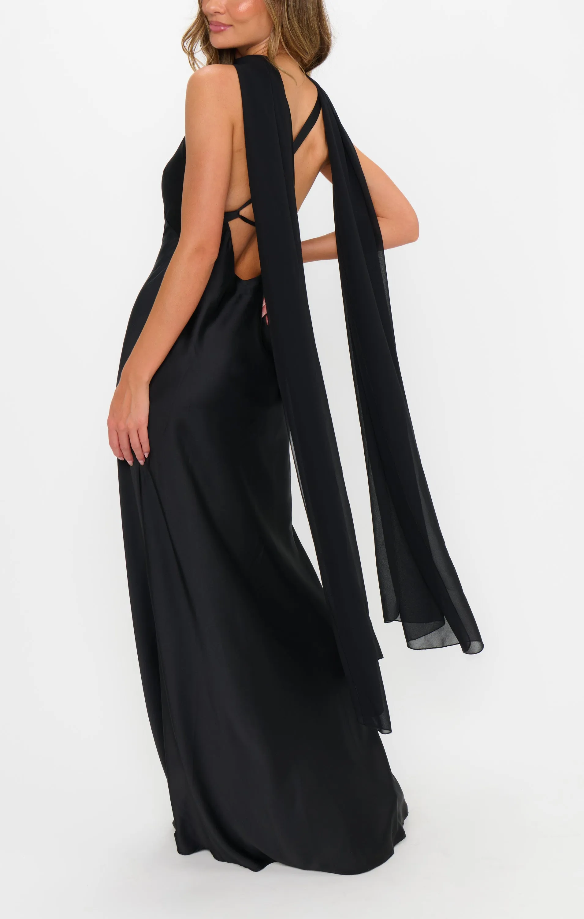 Soiree Shawl ~ Black Chiffon sold by Show Me Your MuMu product image thumbnail 3