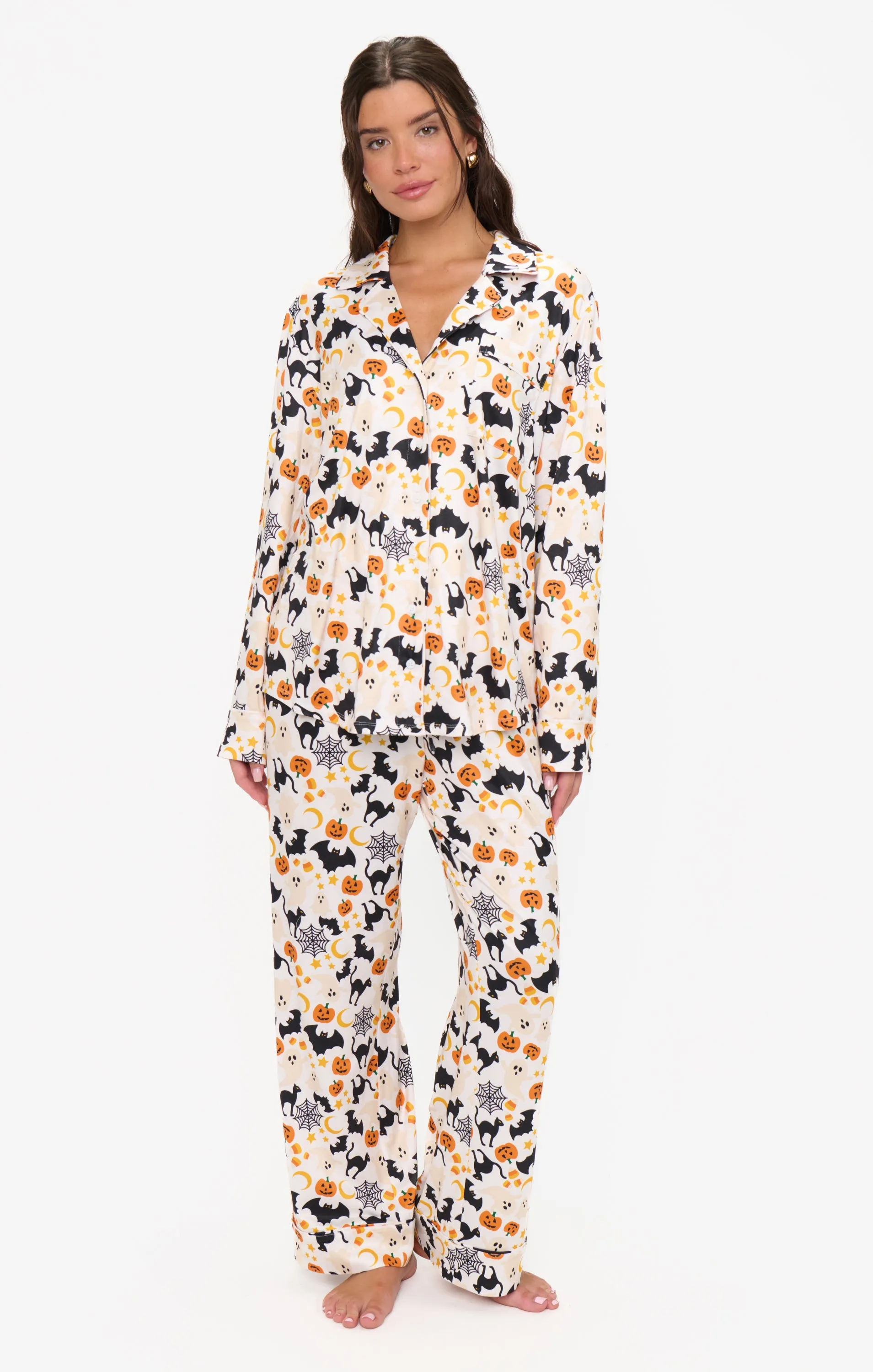 Classic PJ Set ~ Trick Or Treat Jersey sold by Show Me Your MuMu product image thumbnail 4
