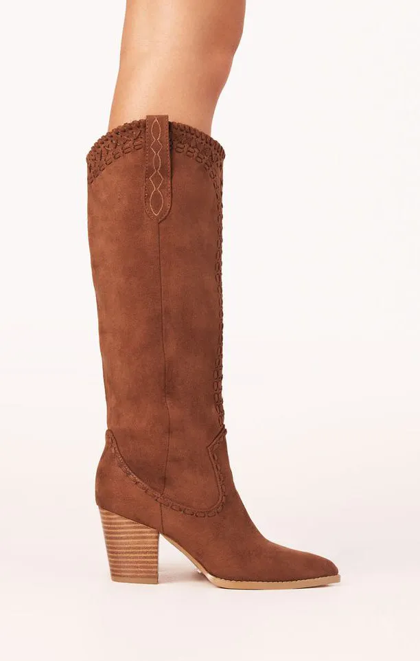 Billini Finley Cowboy Boot ~ Mahogany Suede sold by Show Me Your MuMu product image thumbnail 2