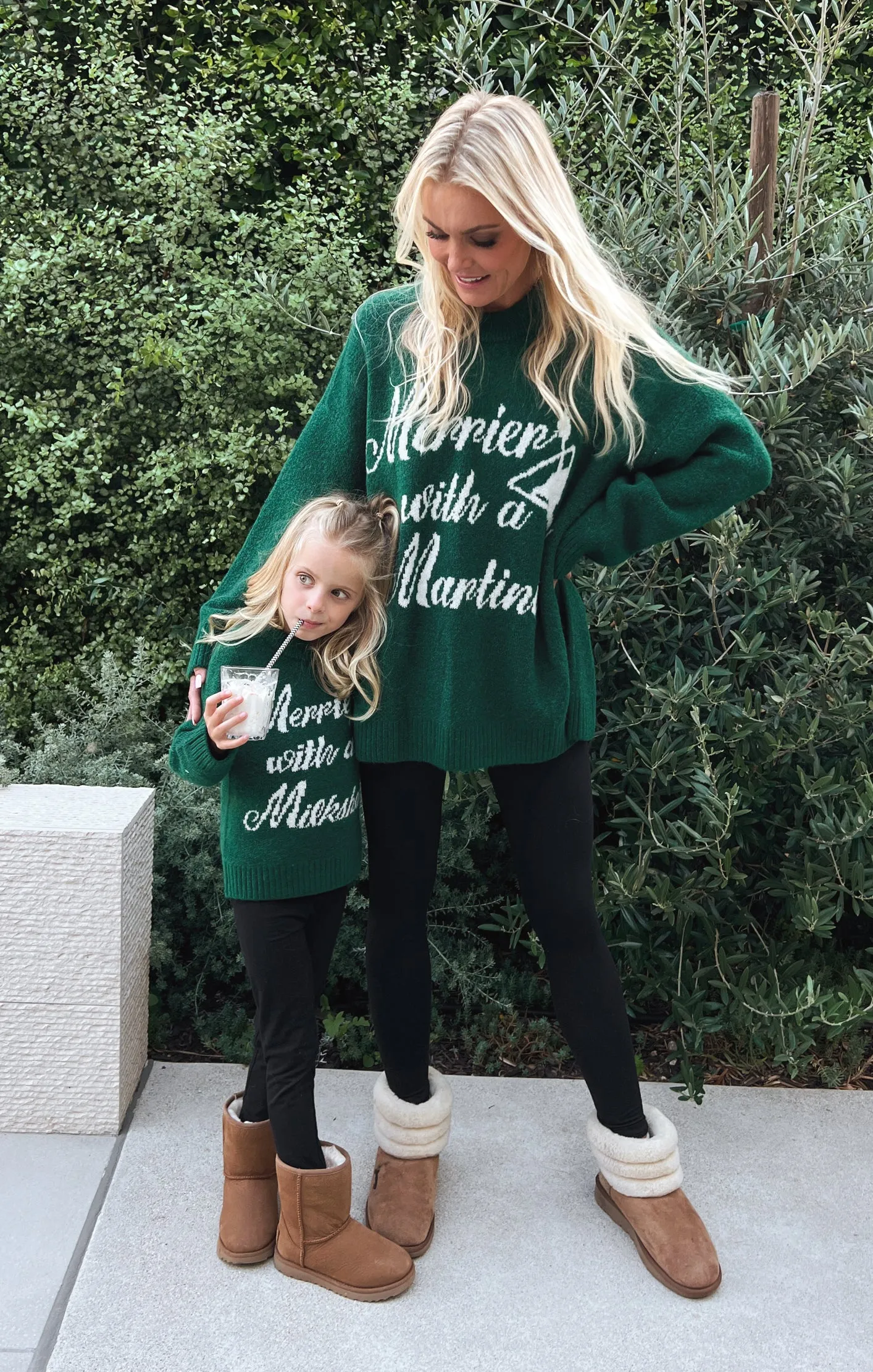 Classic Crewneck Sweater ~ Martini Graphic Knit sold by Show Me Your MuMu product image thumbnail 2