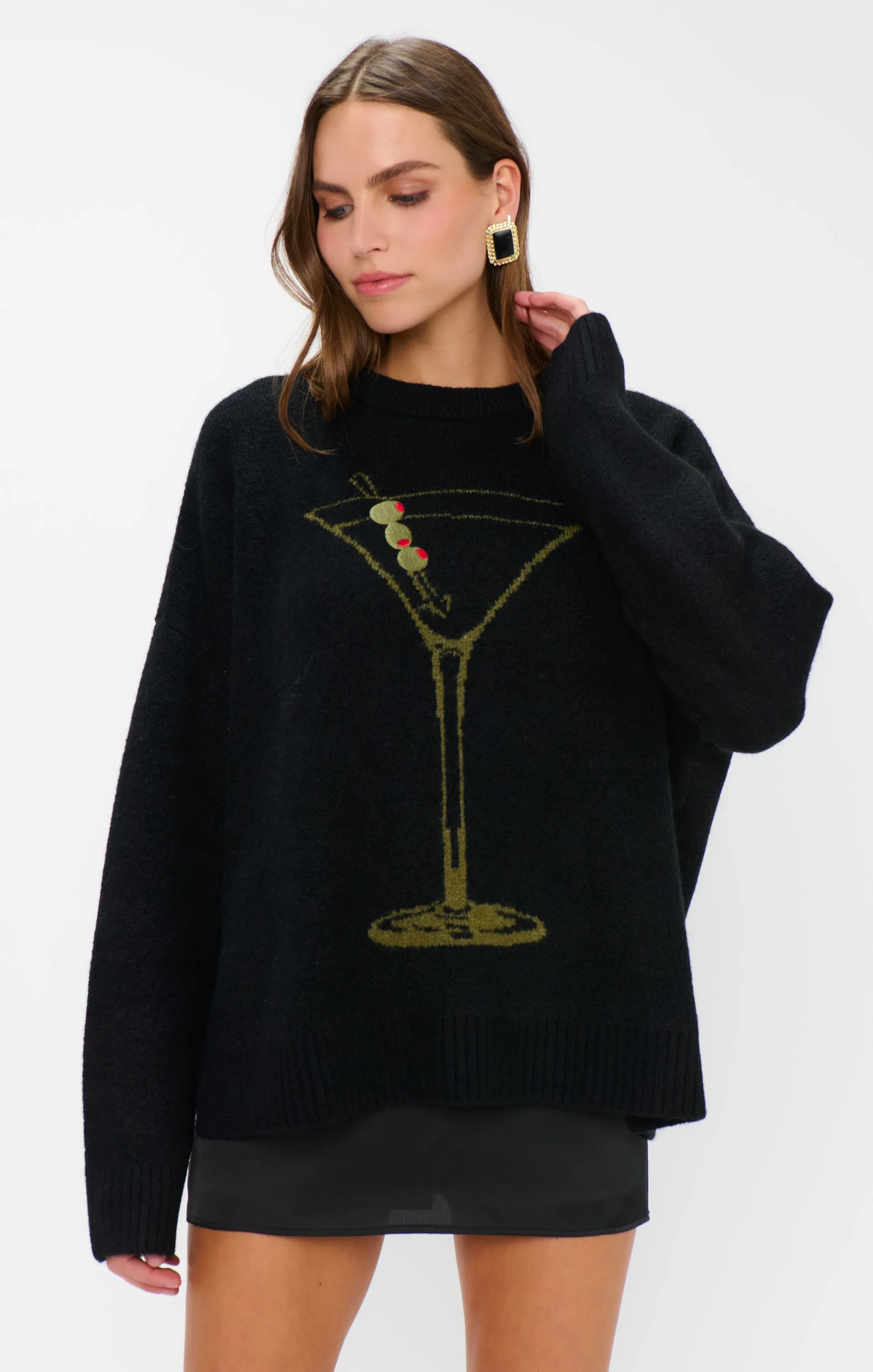 Settle In Sweater ~ Dirty Martini Knit sold by Show Me Your MuMu product image thumbnail 3
