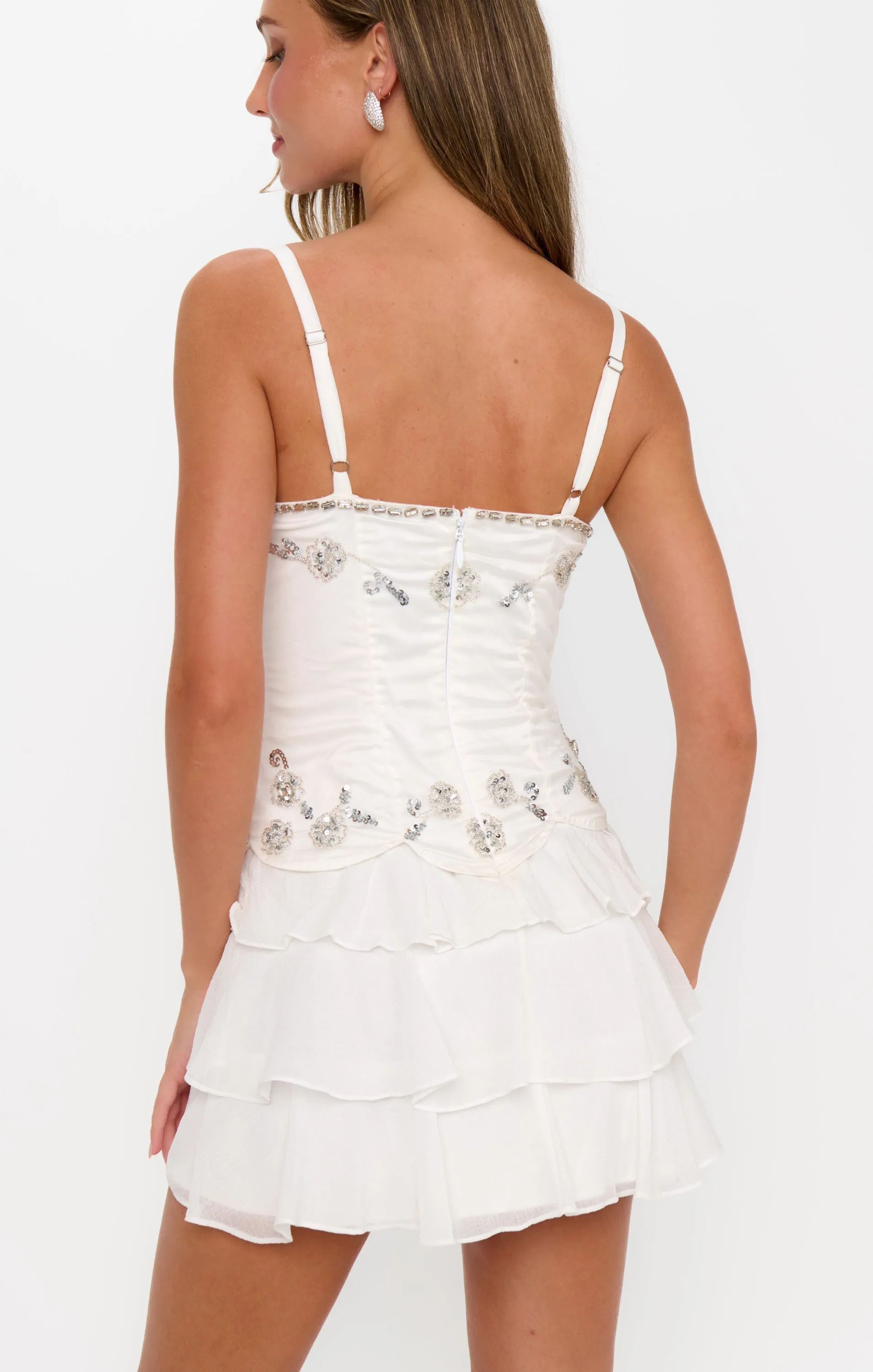 Kiara Mini Dress ~ Crystal Embellishment sold by Show Me Your MuMu product image thumbnail 4