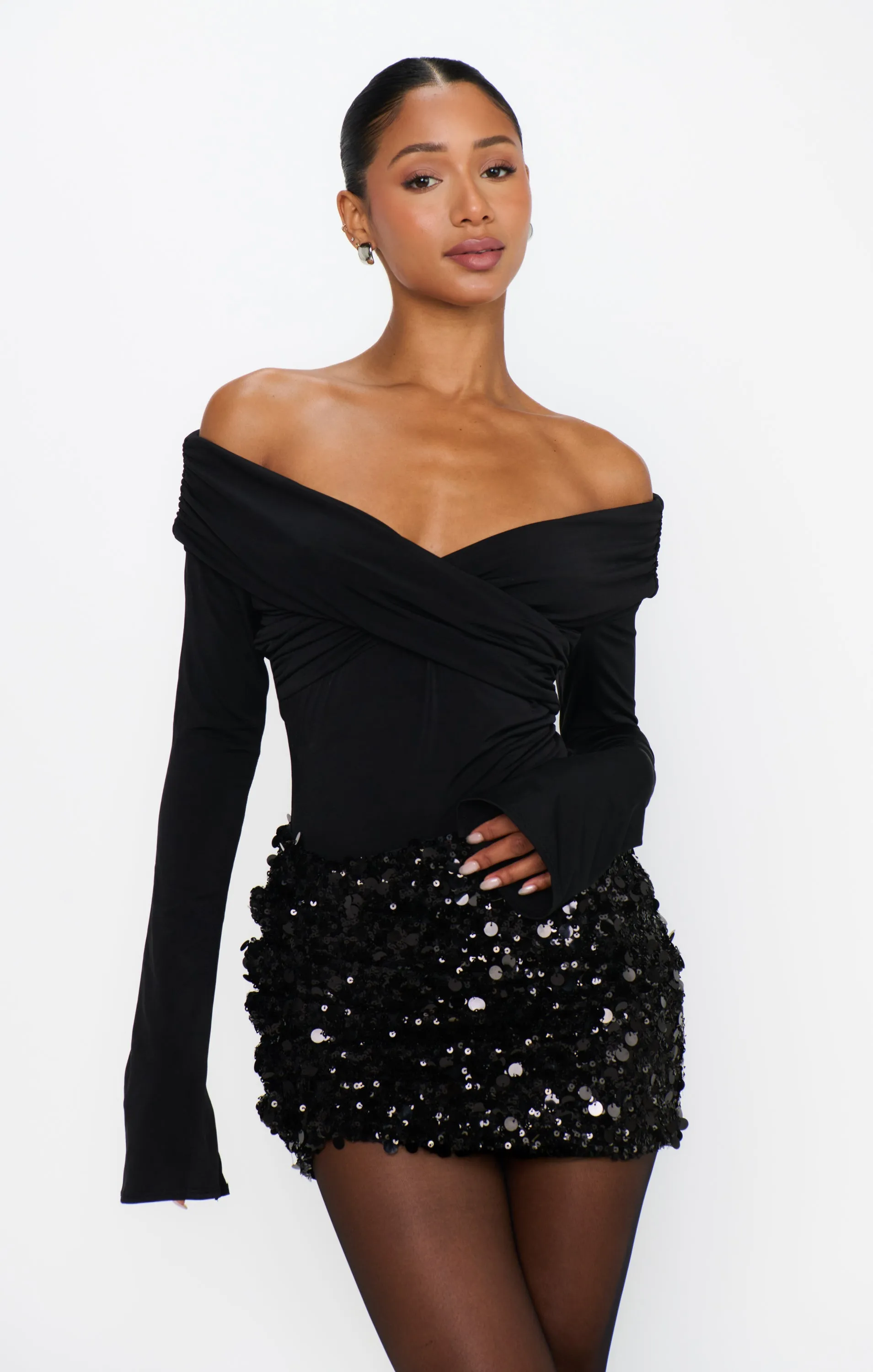 Tribeca Top ~ Black Spandy sold by Show Me Your MuMu product image thumbnail 3