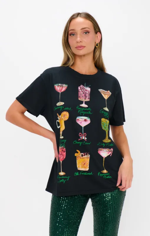 Travis Tee ~ Cocktails Graphic sold by Show Me Your MuMu