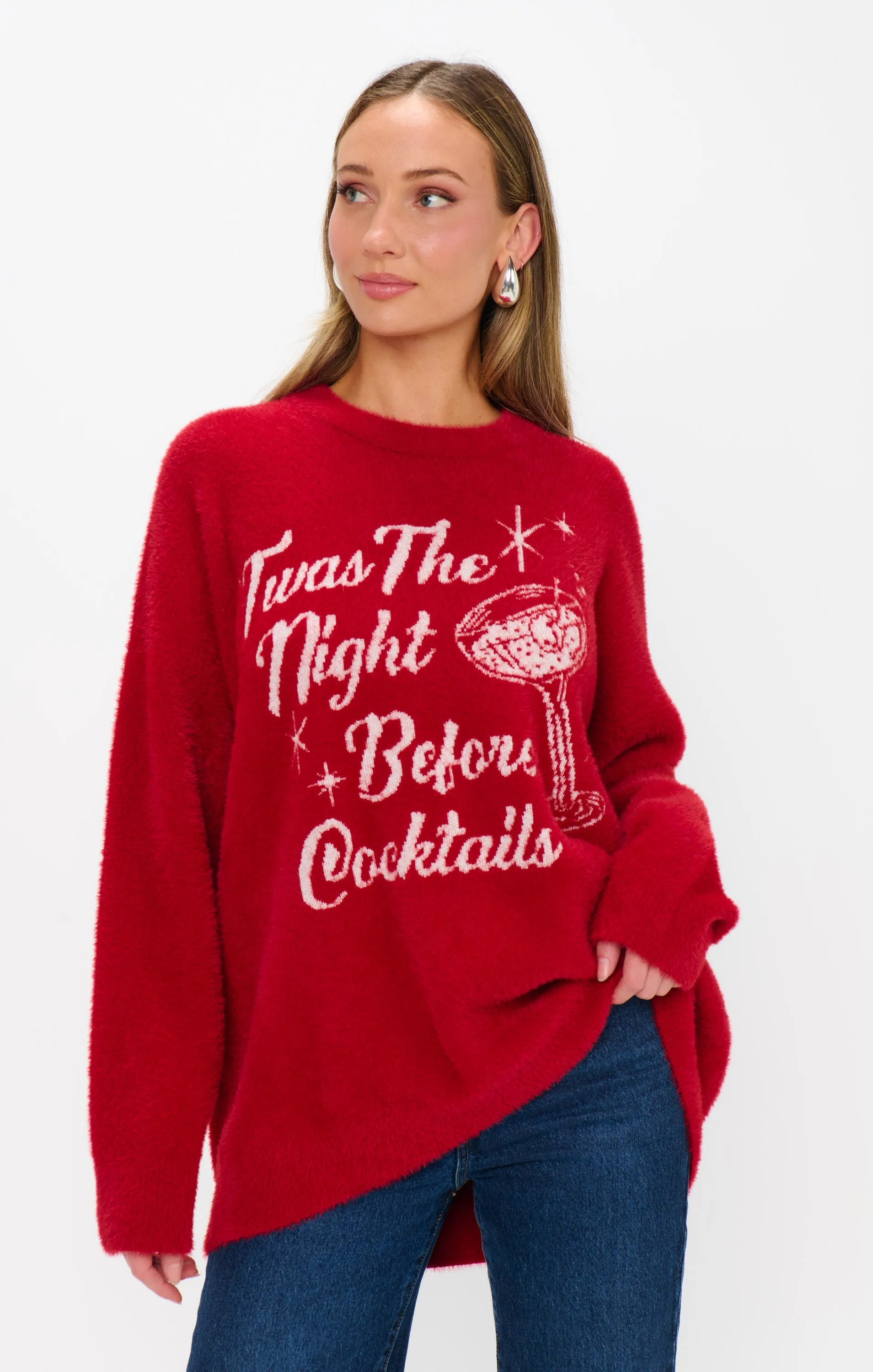 Classic Crewneck Sweater ~ Twas The Night Knit sold by Show Me Your MuMu product image thumbnail 3