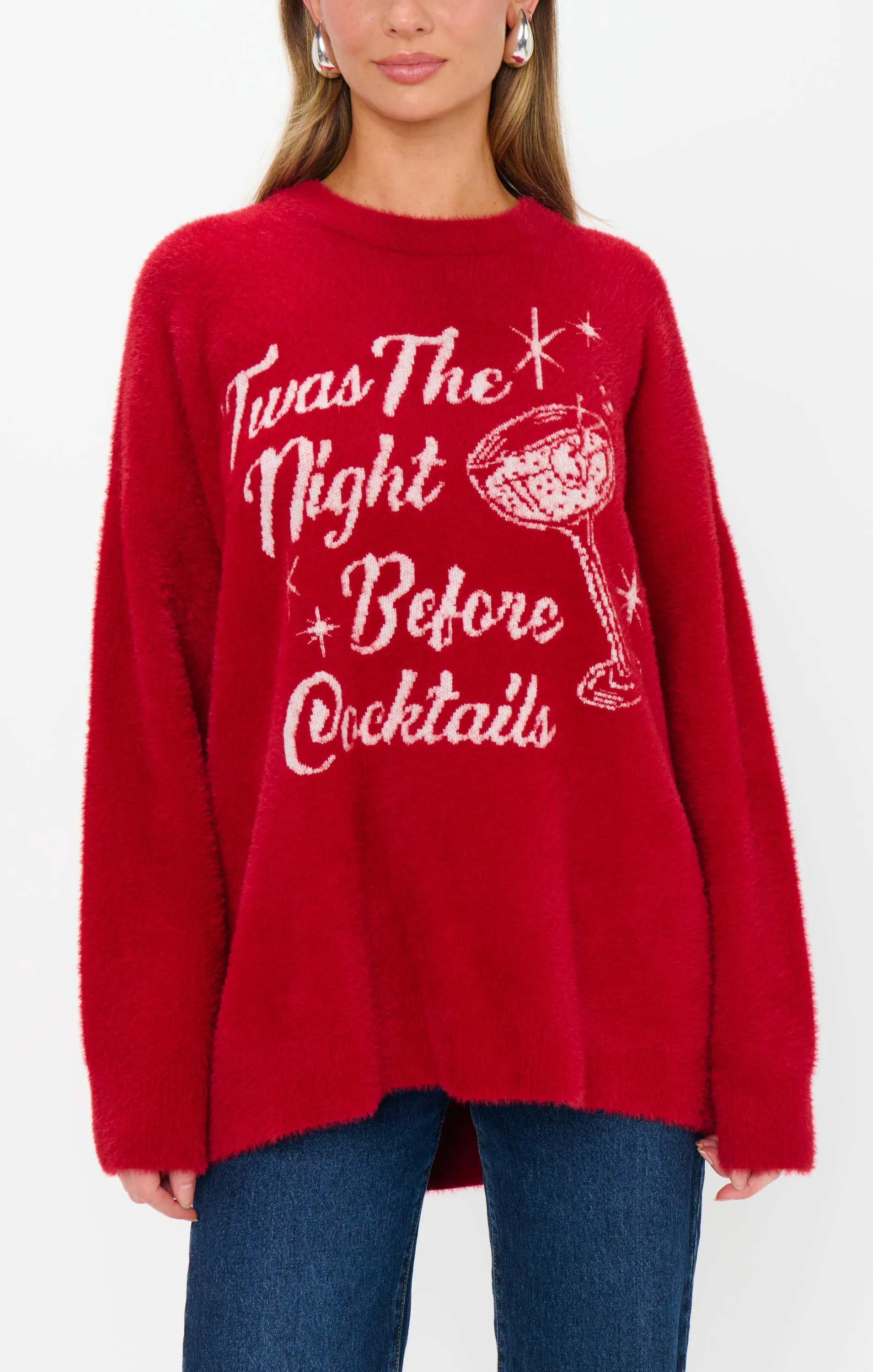 Classic Crewneck Sweater ~ Twas The Night Knit sold by Show Me Your MuMu product image thumbnail 2
