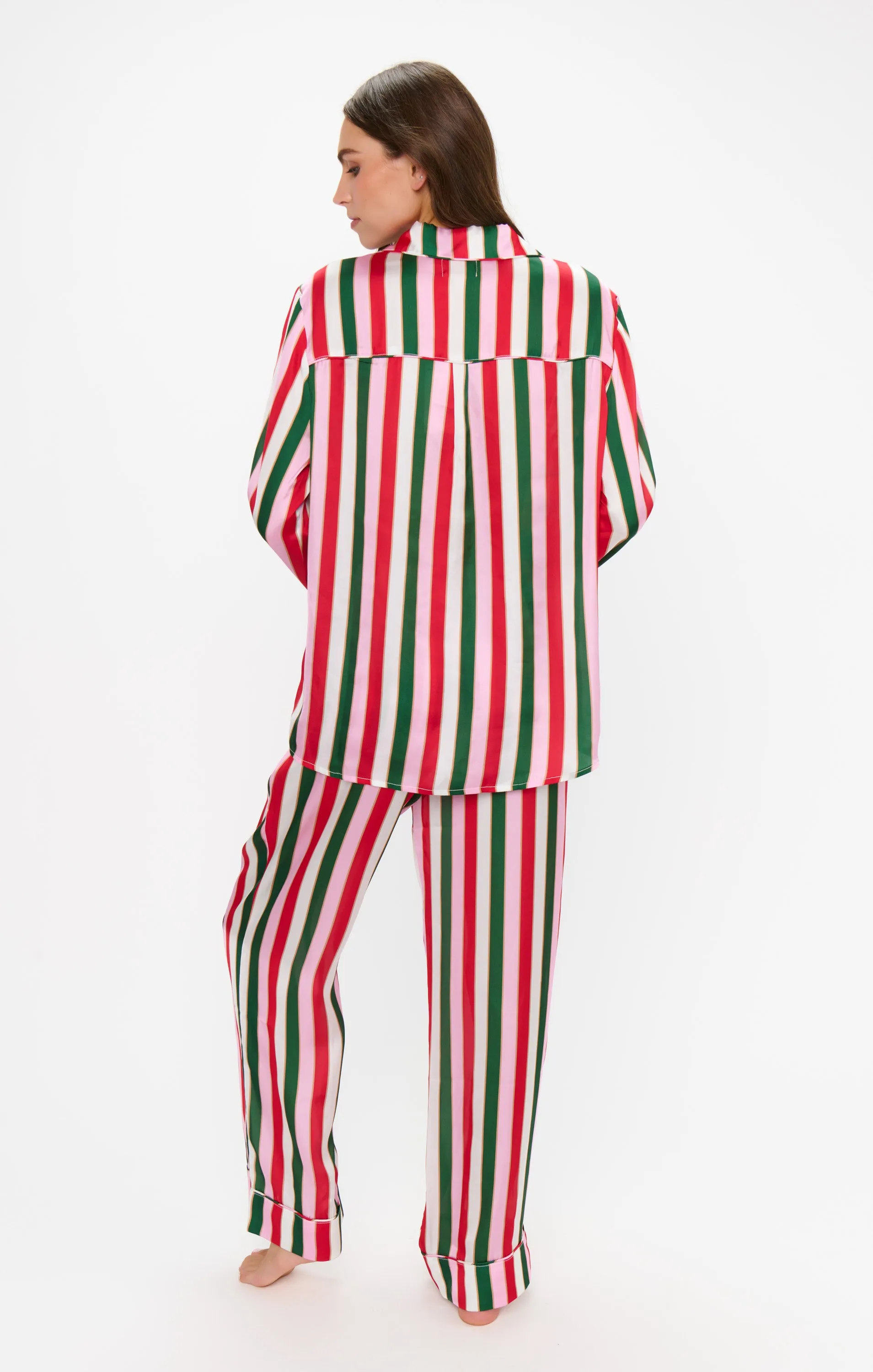 Classic PJ Set ~ Jolly Stripes Silky sold by Show Me Your MuMu product image thumbnail 5