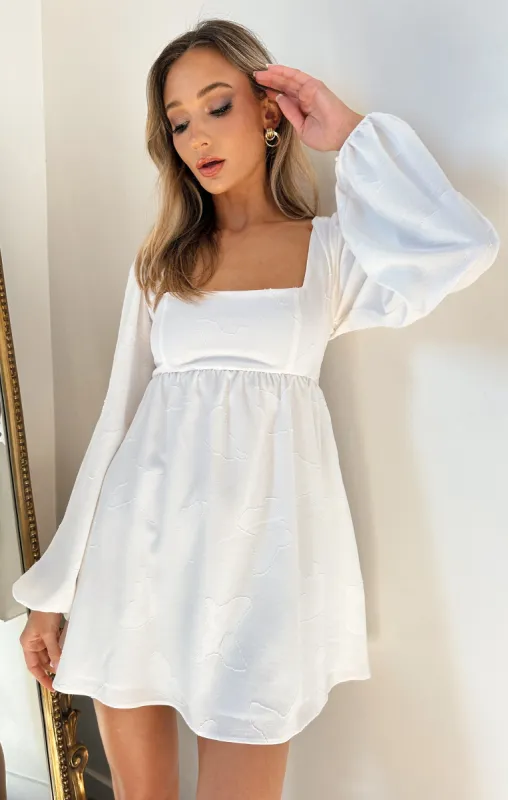Marianna Mini Dress ~ White Clip Butterfly sold by Show Me Your MuMu