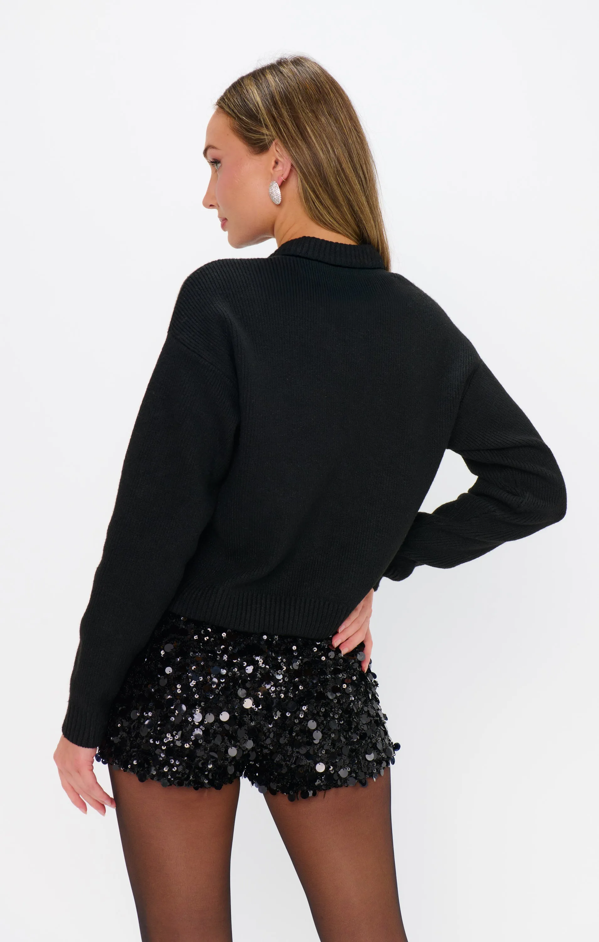 Maggie Cardigan ~ Black Knit sold by Show Me Your MuMu product image thumbnail 5