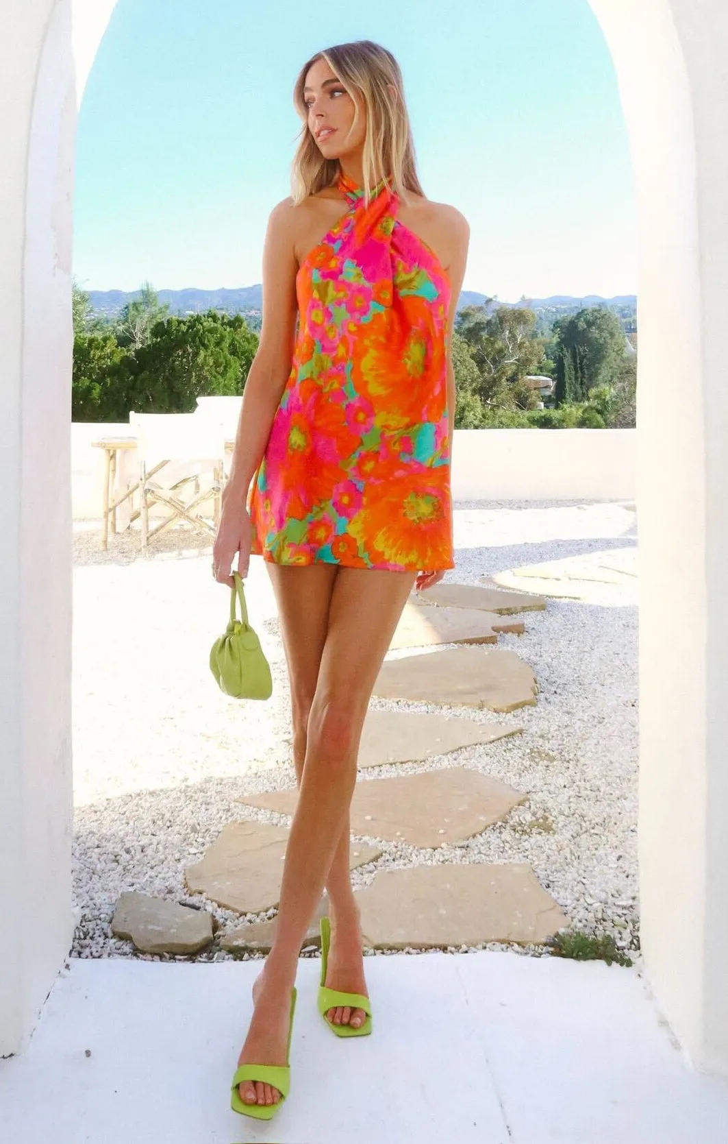 Jasmine Tie Mini Dress ~ Miss Malibu sold by Show Me Your MuMu product image thumbnail 3