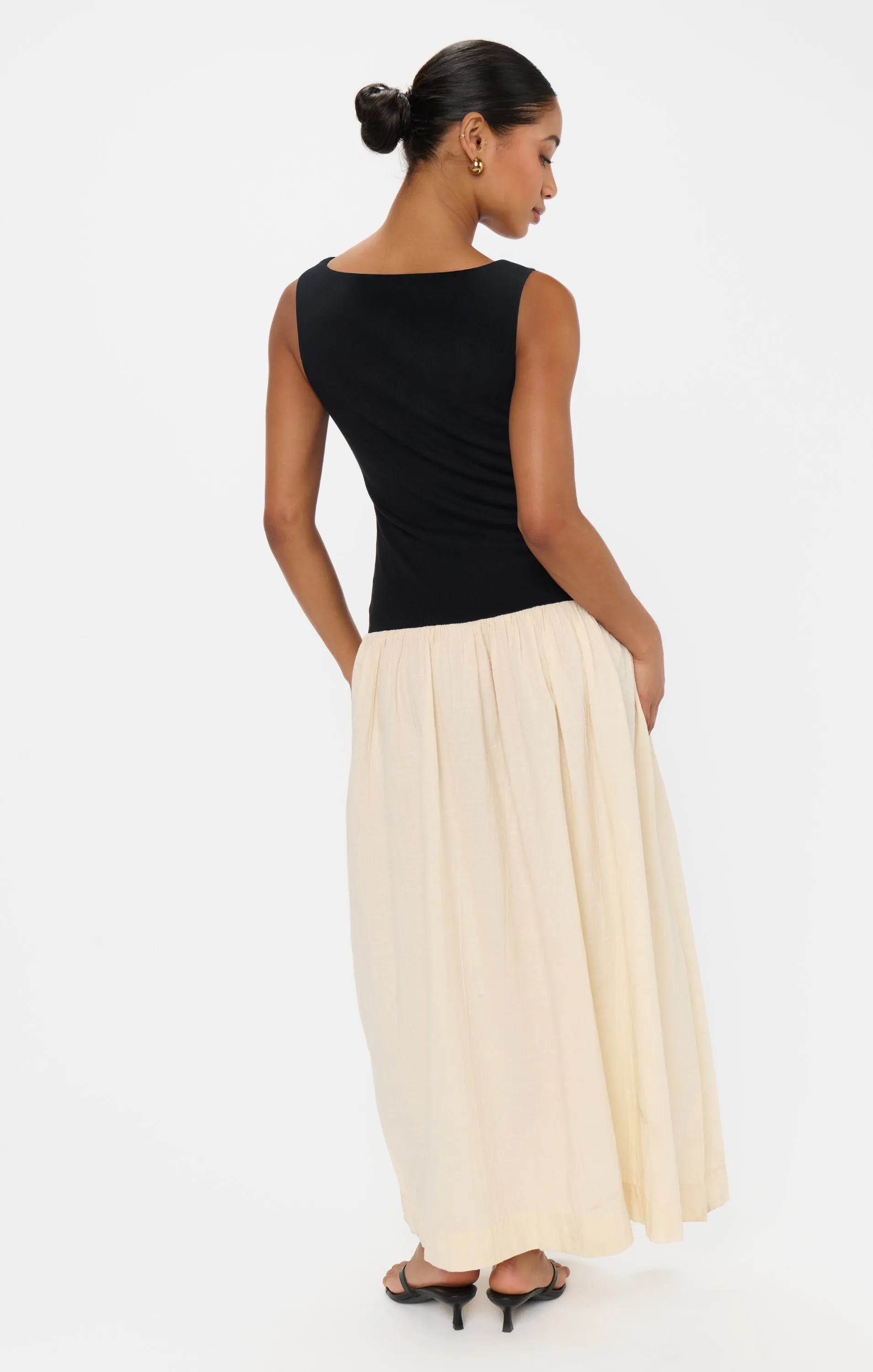 Luisa Maxi Dress ~ Black and Cream sold by Show Me Your MuMu product image thumbnail 2
