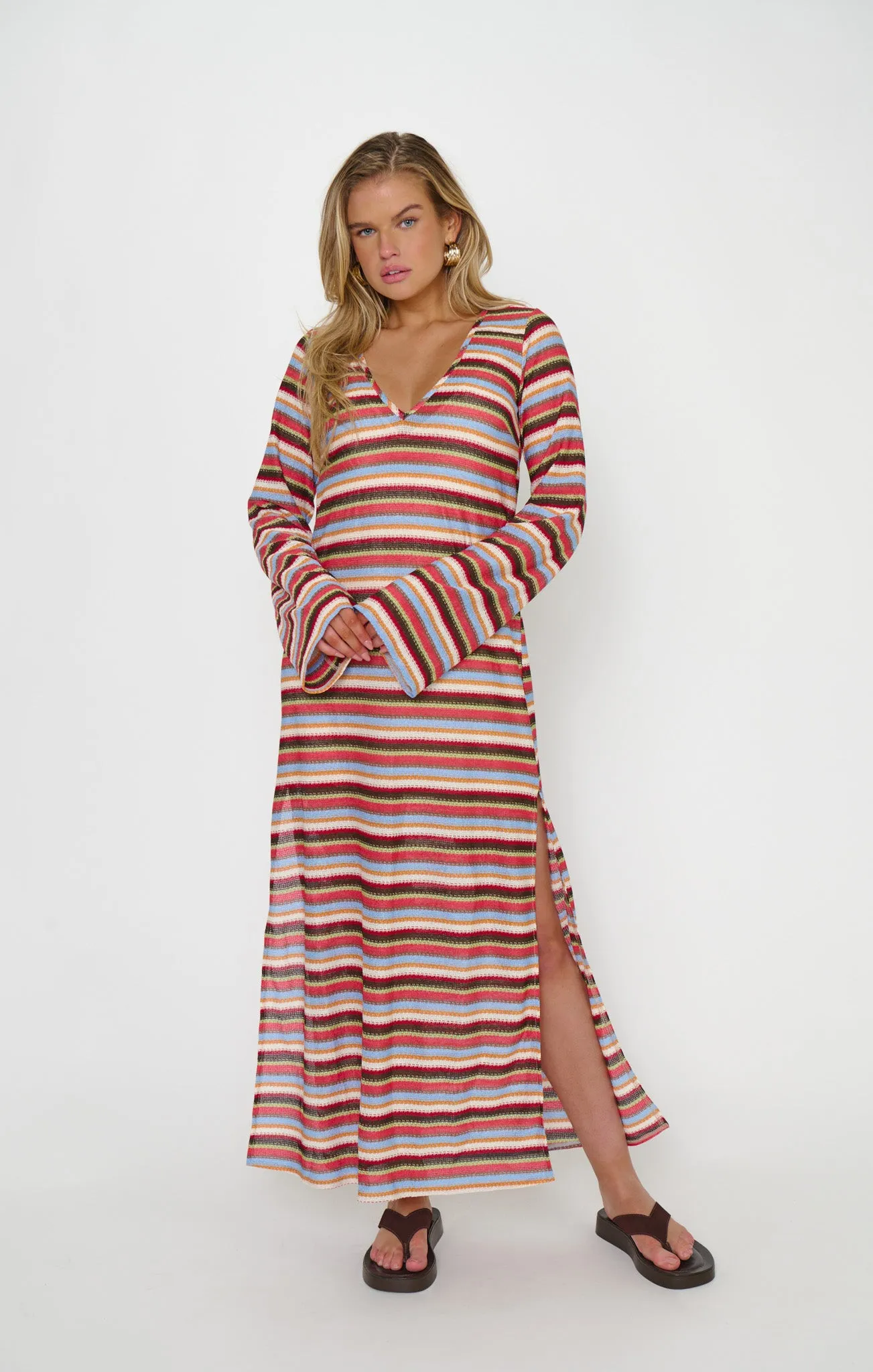 Staycation Coverup ~ Sunkissed Stripe Knit sold by Show Me Your MuMu product image thumbnail 2