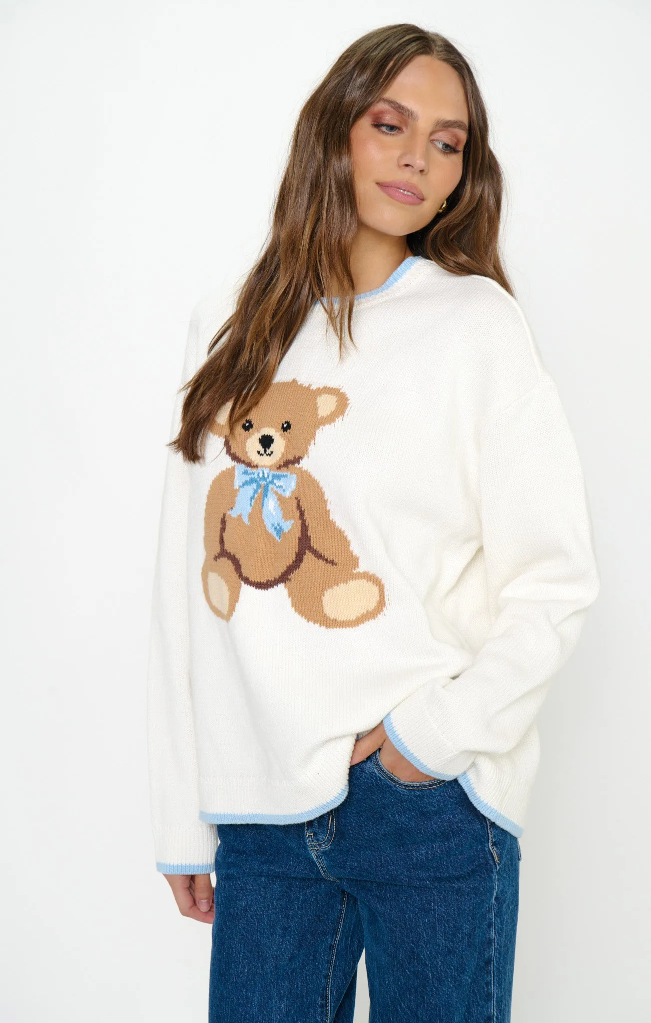 Bistro Sweater ~ Teddy Bear Knit sold by Show Me Your MuMu product image thumbnail 3