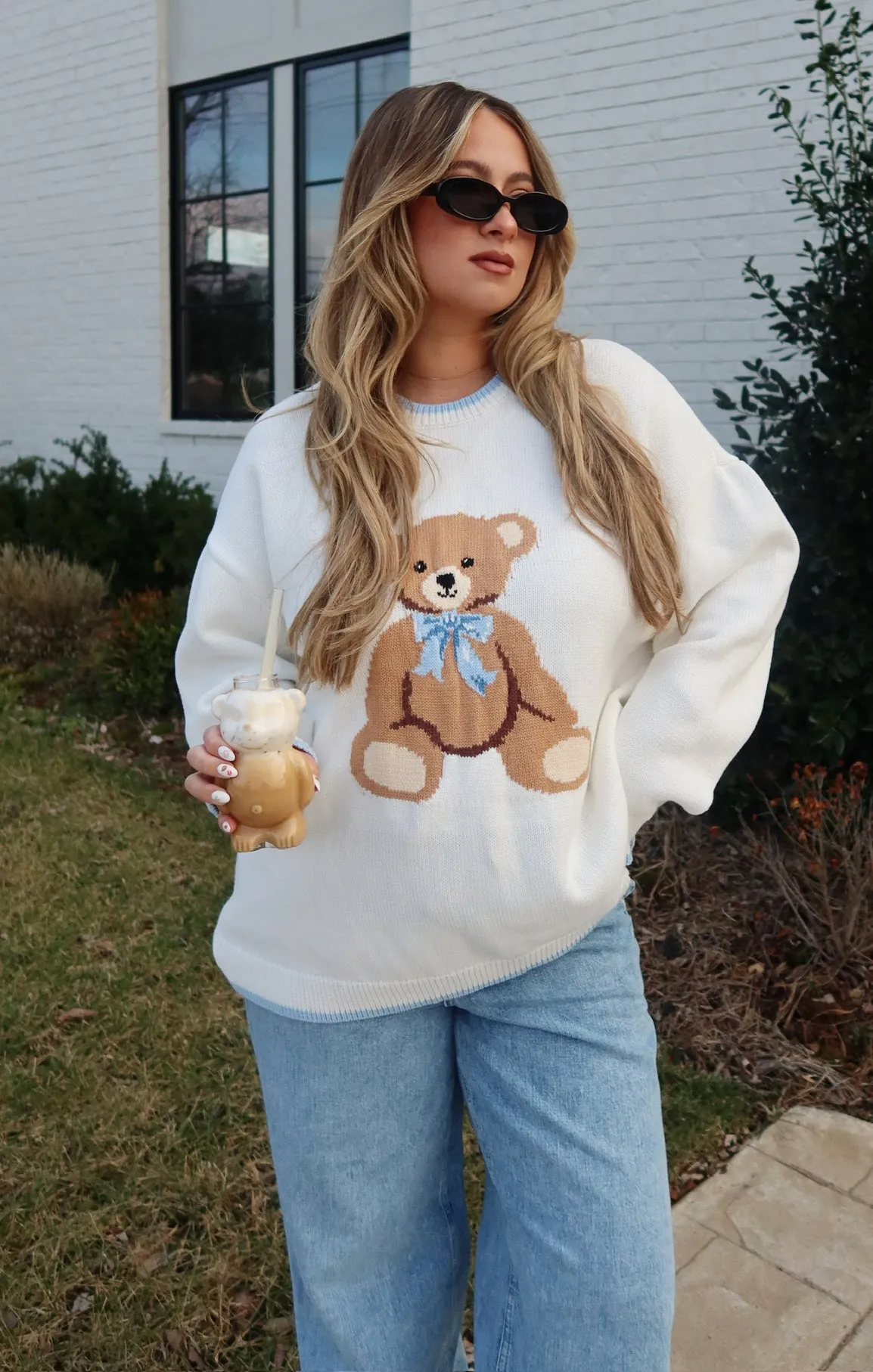 Bistro Sweater ~ Teddy Bear Knit sold by Show Me Your MuMu