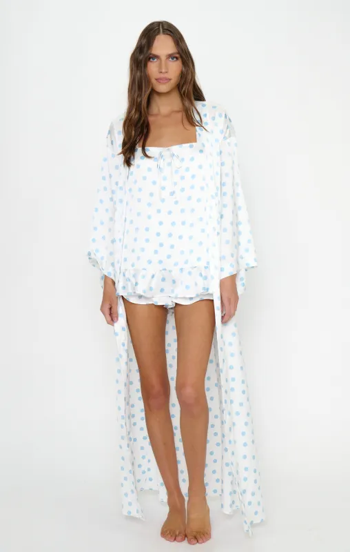 Sunrise Robe ~ Powder Blue Polka Dot made by Show Me Your MuMu