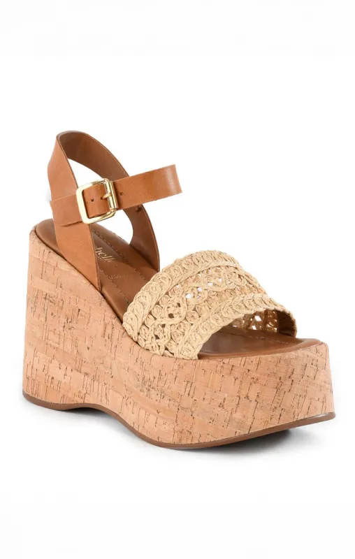Seychelles Willow Heel ~ Natural Raffia/Tan Leather made by Show Me Your MuMu