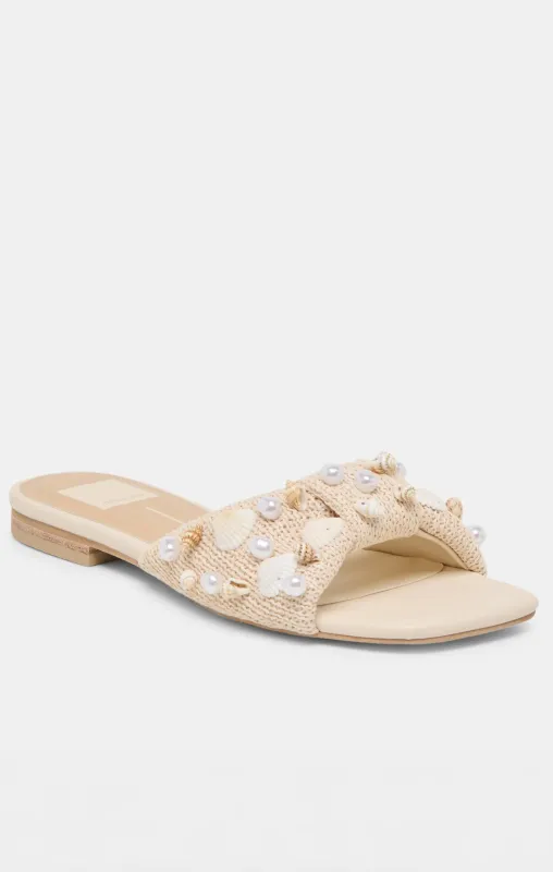 Dolce Vita Lizza Sandal ~ Oatmeal Beaded Raffia made by Show Me Your MuMu