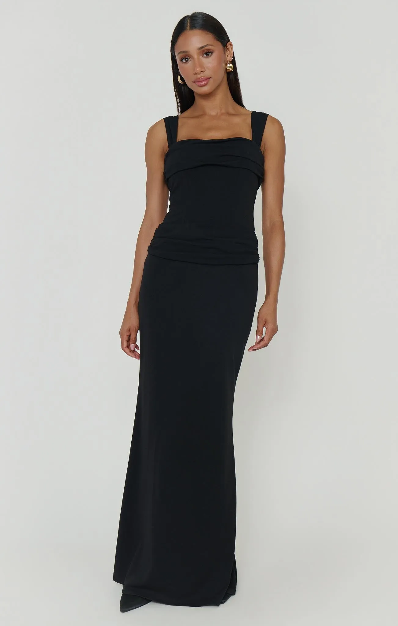Danielle Maxi Dress ~ Black Stretch sold by Show Me Your MuMu product image thumbnail 4