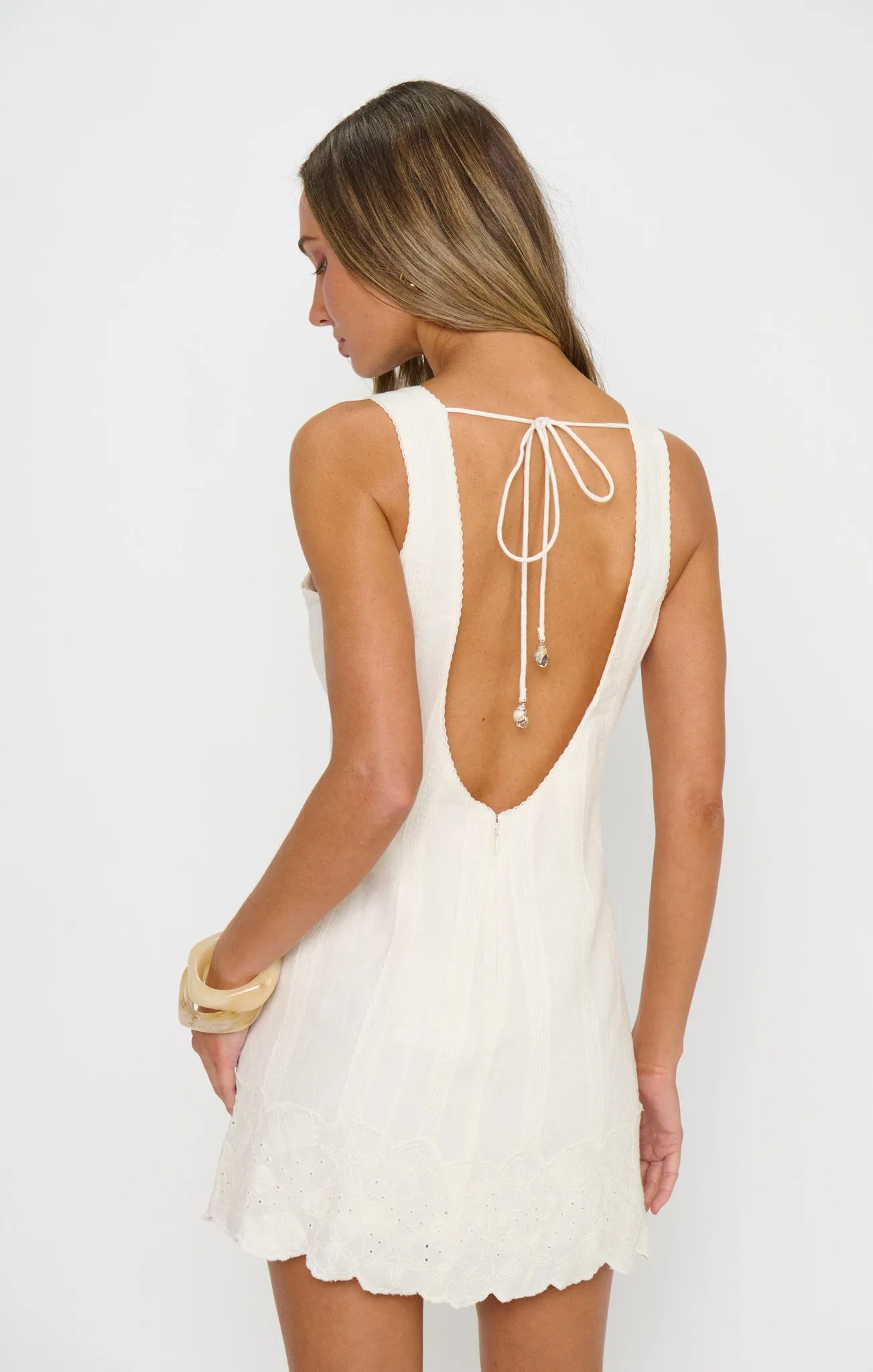 Ciao Mini Dress ~ White Eyelet Embroidery sold by Show Me Your MuMu product image thumbnail 2