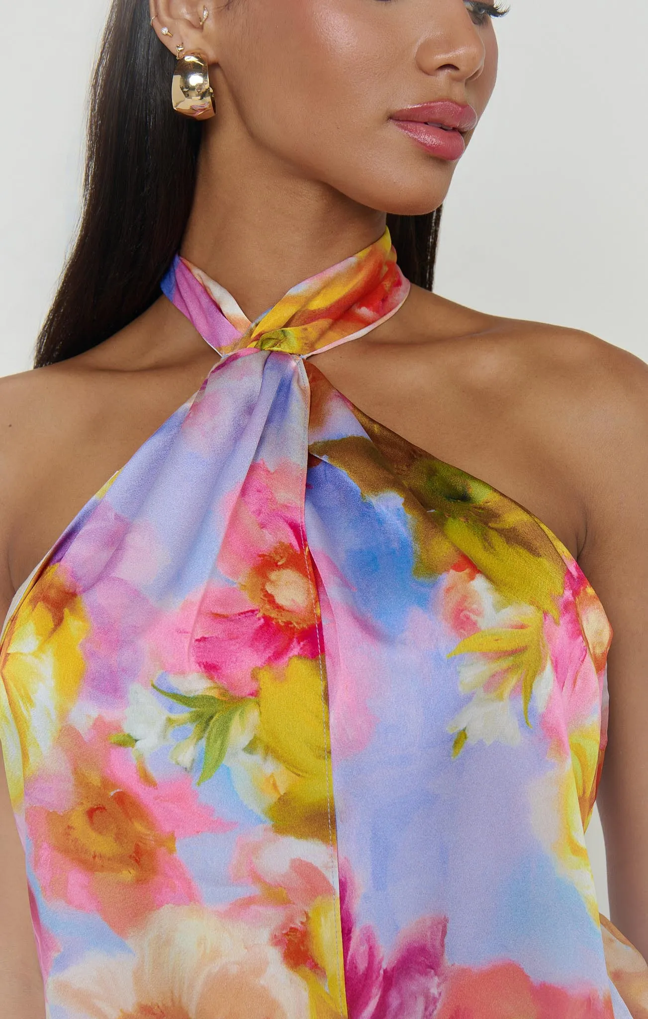 Twist Mini Dress ~ Brushed Blooms sold by Show Me Your MuMu product image thumbnail 5