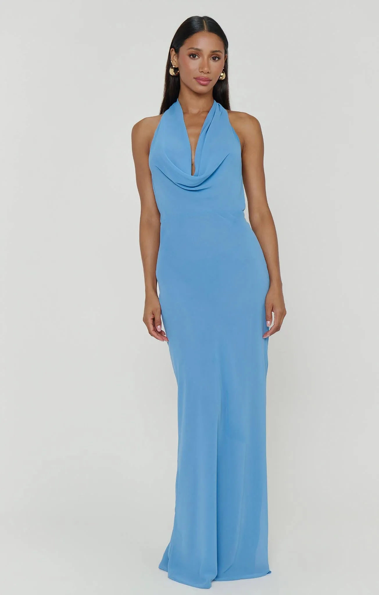 Simone Maxi Dress ~ Deep Tranquil Blue sold by Show Me Your MuMu product image thumbnail 3