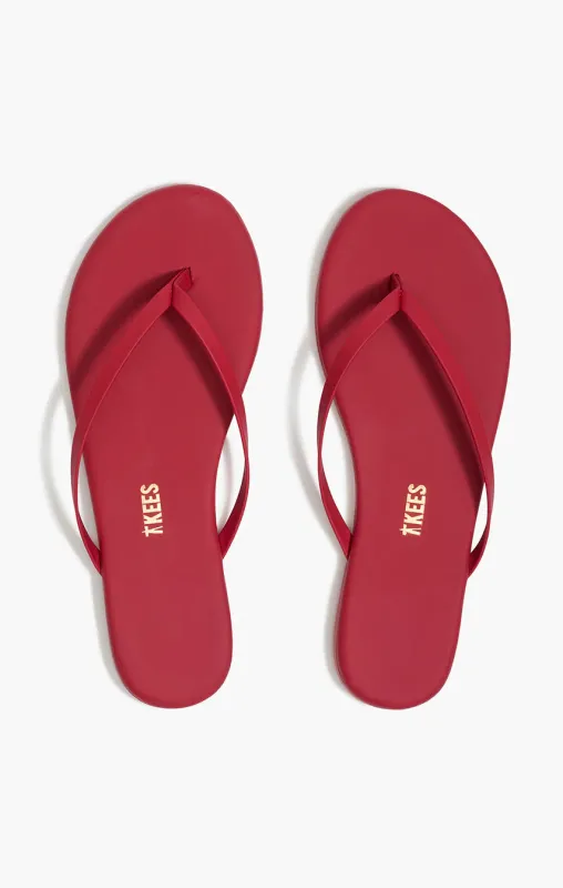 TKEES Solids Flip Flop ~ Red made by Show Me Your MuMu