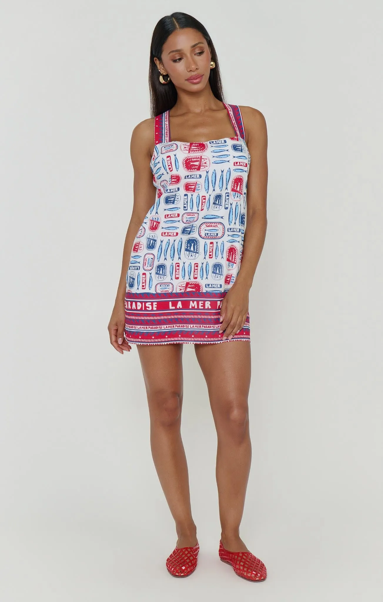 Detour Mini Dress ~ Sardine Border sold by Show Me Your MuMu product image thumbnail 3