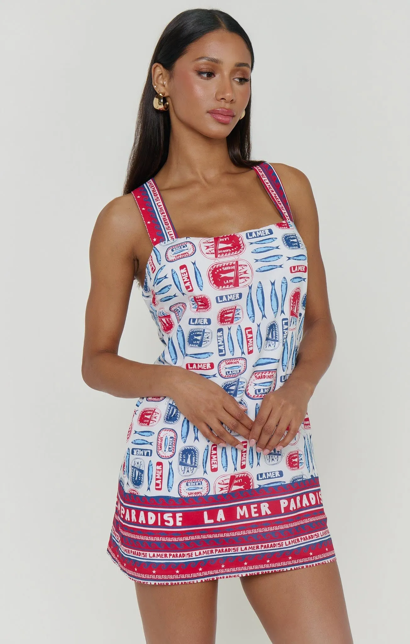 Detour Mini Dress ~ Sardine Border sold by Show Me Your MuMu product image thumbnail 2