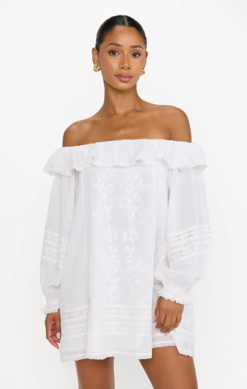 Meadow Mini Dress ~ Cream Voile Trim made by Show Me Your MuMu