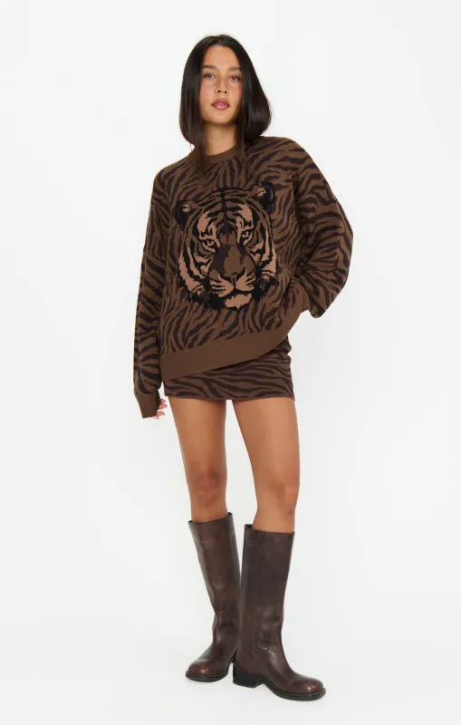 Seasons Sweater ~ Wild Tiger Graphic Knit made by Show Me Your MuMu