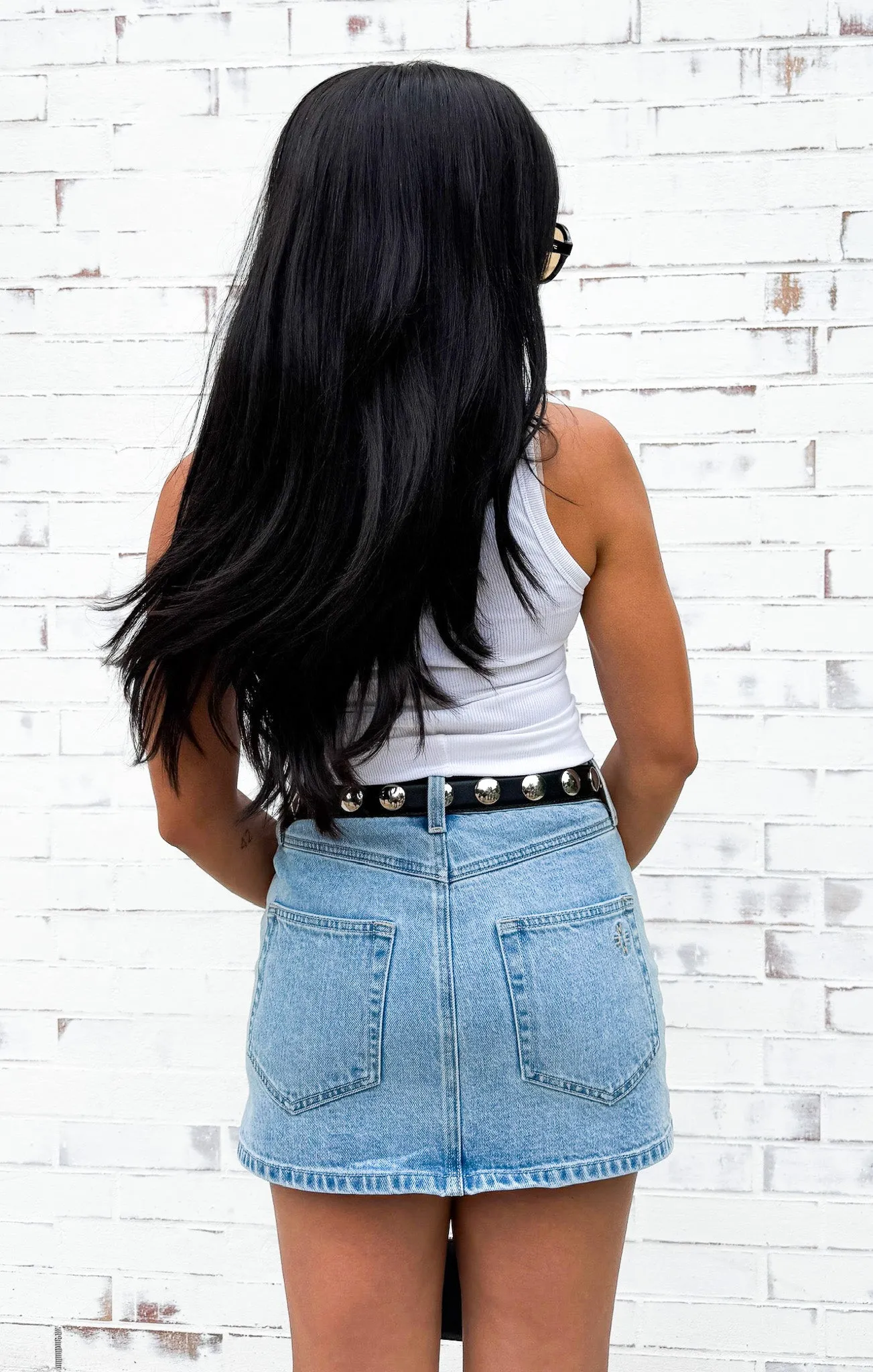 Ojai Mini Skort ~ Jet Stream Blue sold by Show Me Your MuMu product image thumbnail 2