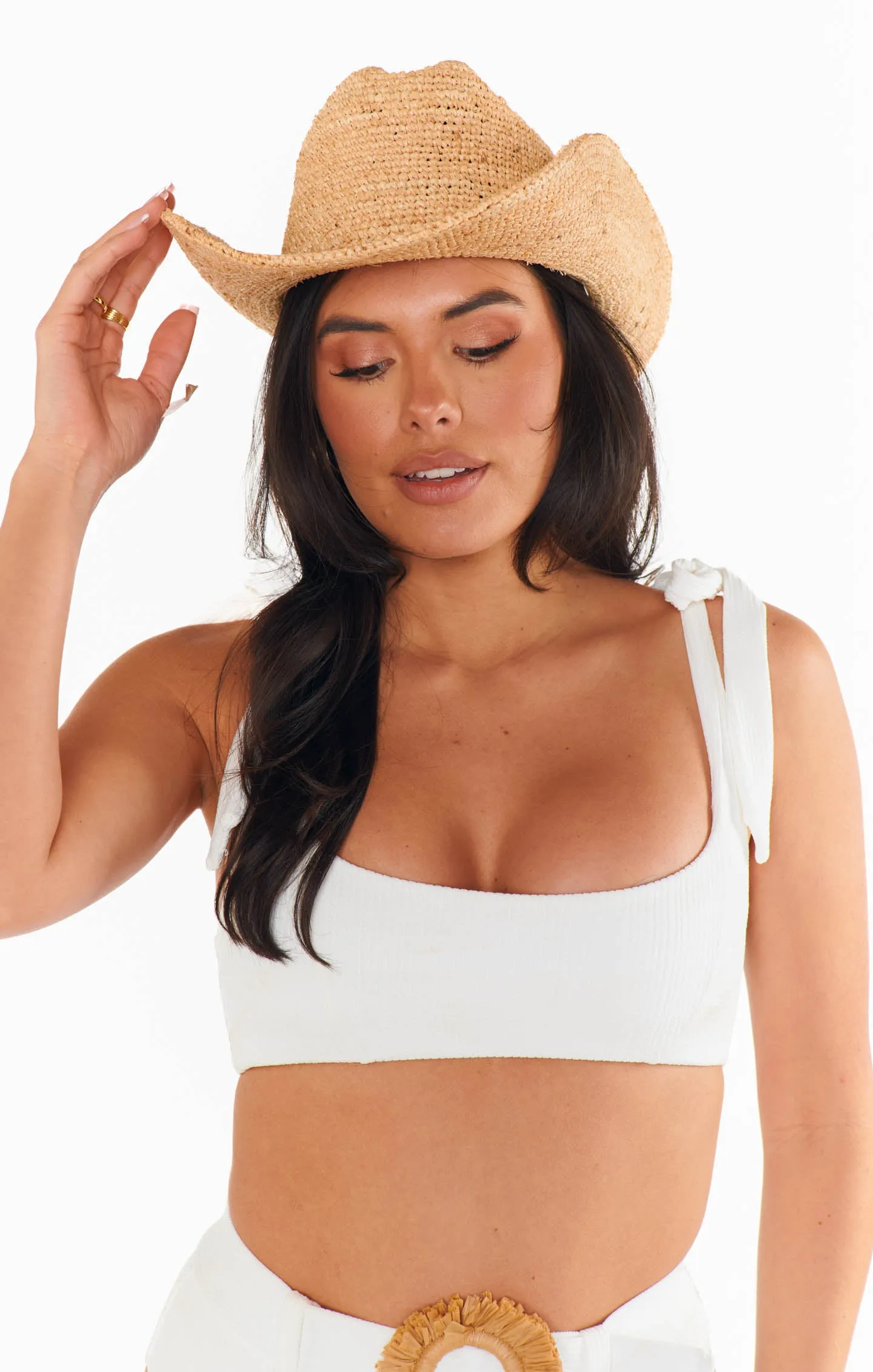 Lack of Color Raffia Cowboy Hat ~ Natural sold by Show Me Your MuMu product image thumbnail 5