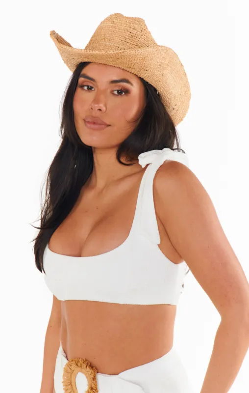 Lack of Color Raffia Cowboy Hat ~ Natural sold by Show Me Your MuMu