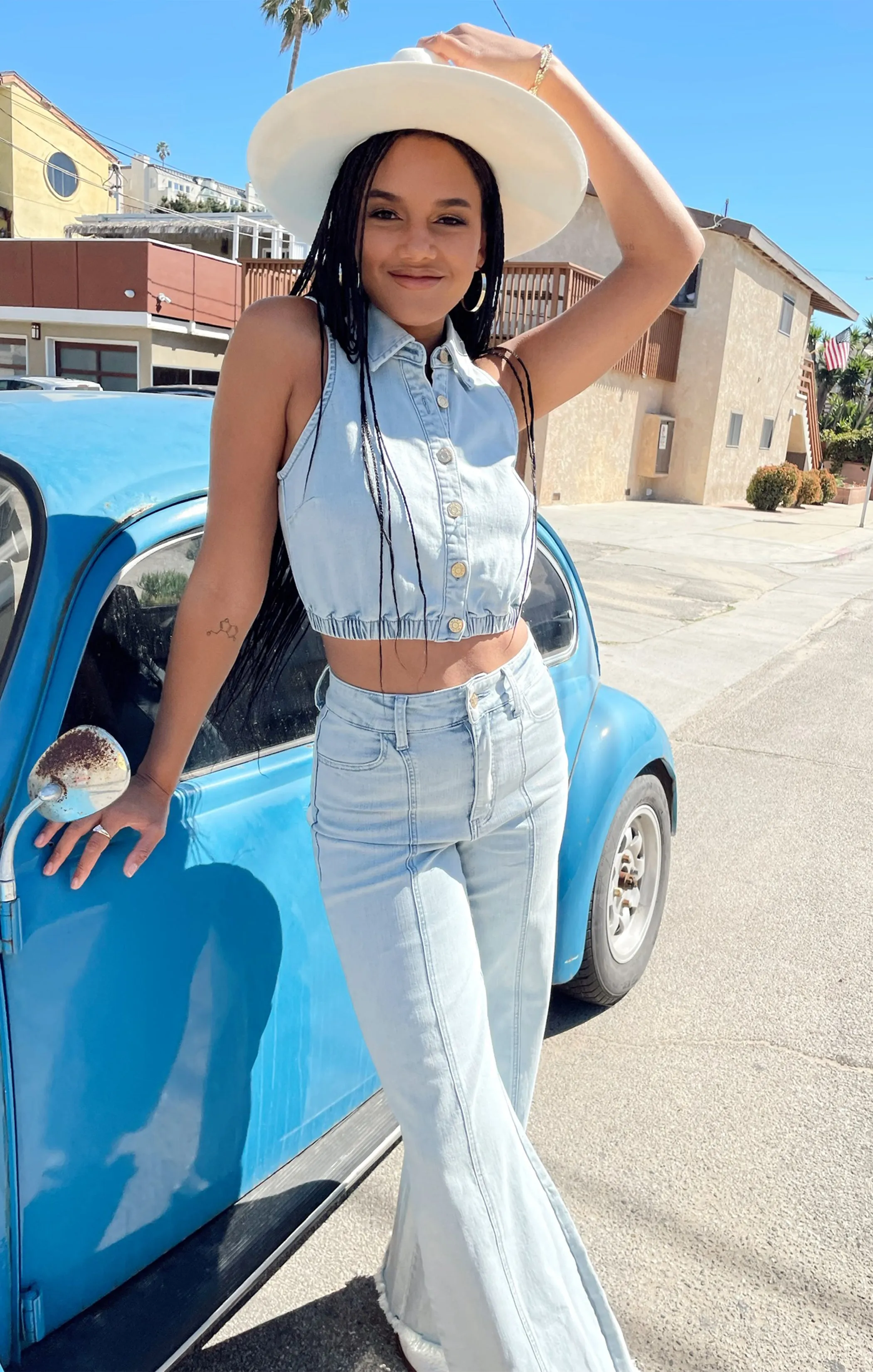 Union Top ~ Glacier Blue sold by Show Me Your MuMu