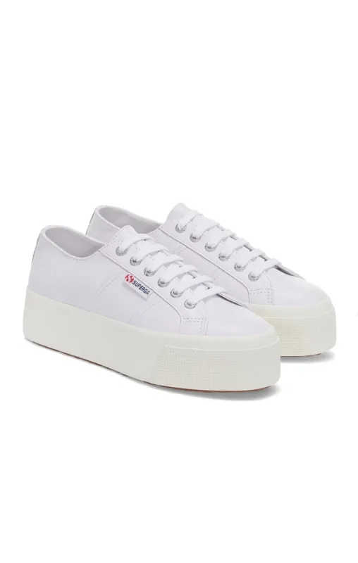 Superga 2790 Nappa Platform Sneakers ~ Optic White sold by Show Me Your MuMu