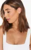 Luv AJ Monaco Huggie Earrings ~ Gold sold by Show Me Your MuMu