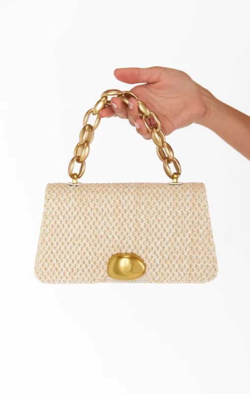 Agnes Woven Bag ~ Beige sold by Show Me Your MuMu