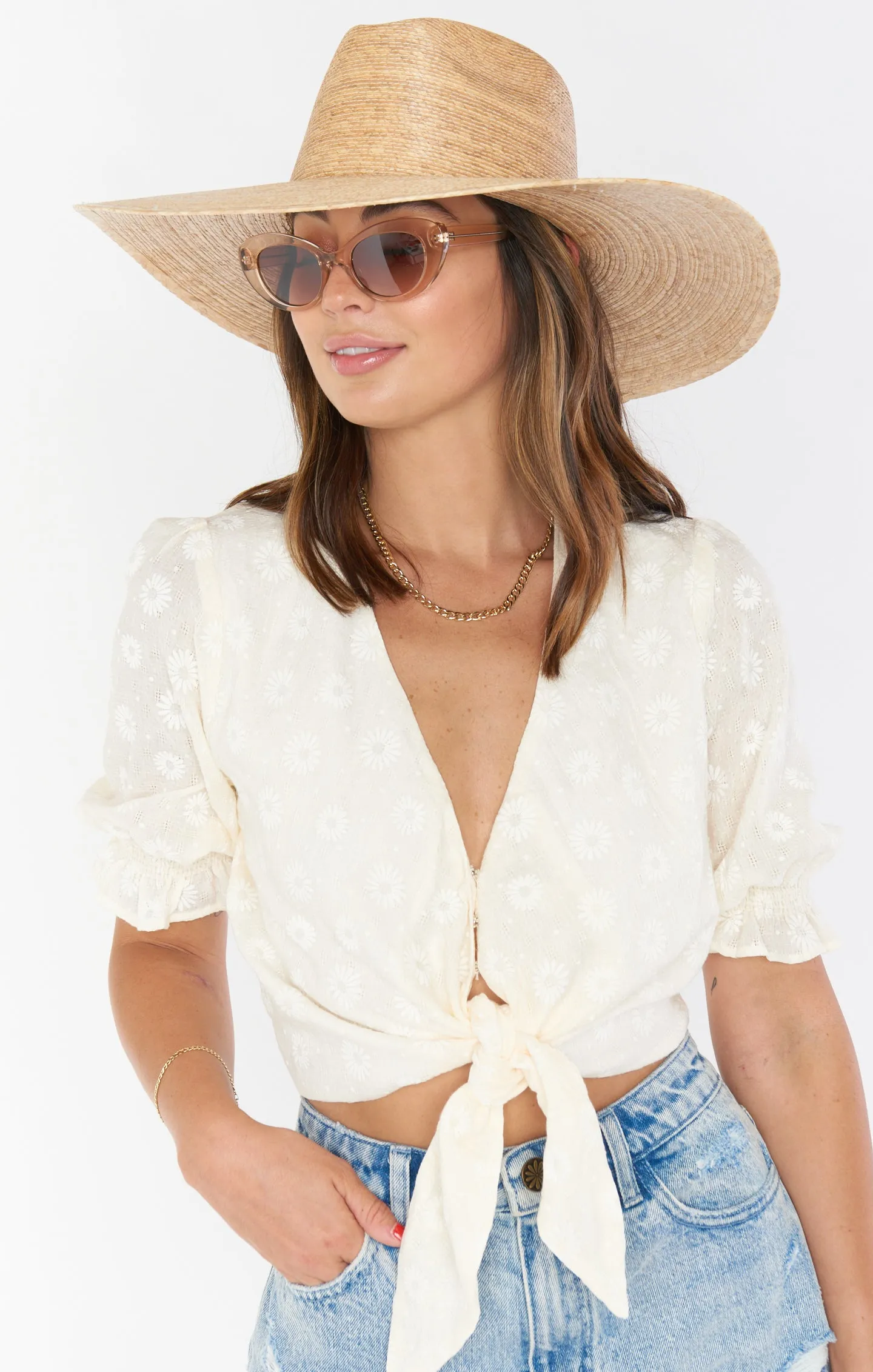 Lack of Color Palma Wide Brim Hat ~ Natural sold by Show Me Your MuMu