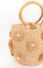 Elia Straw Bag ~ Natural/White sold by Show Me Your MuMu